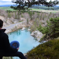 Lac bleu à Champclause(43)