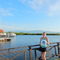 Lucile au port de trinidad (Cuba)