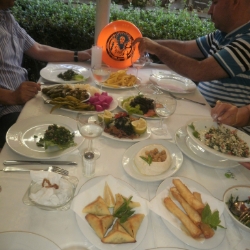 On déguste des spécialités libanaises grâce à Diana dans ce restaurant de Chtaura (Liban)